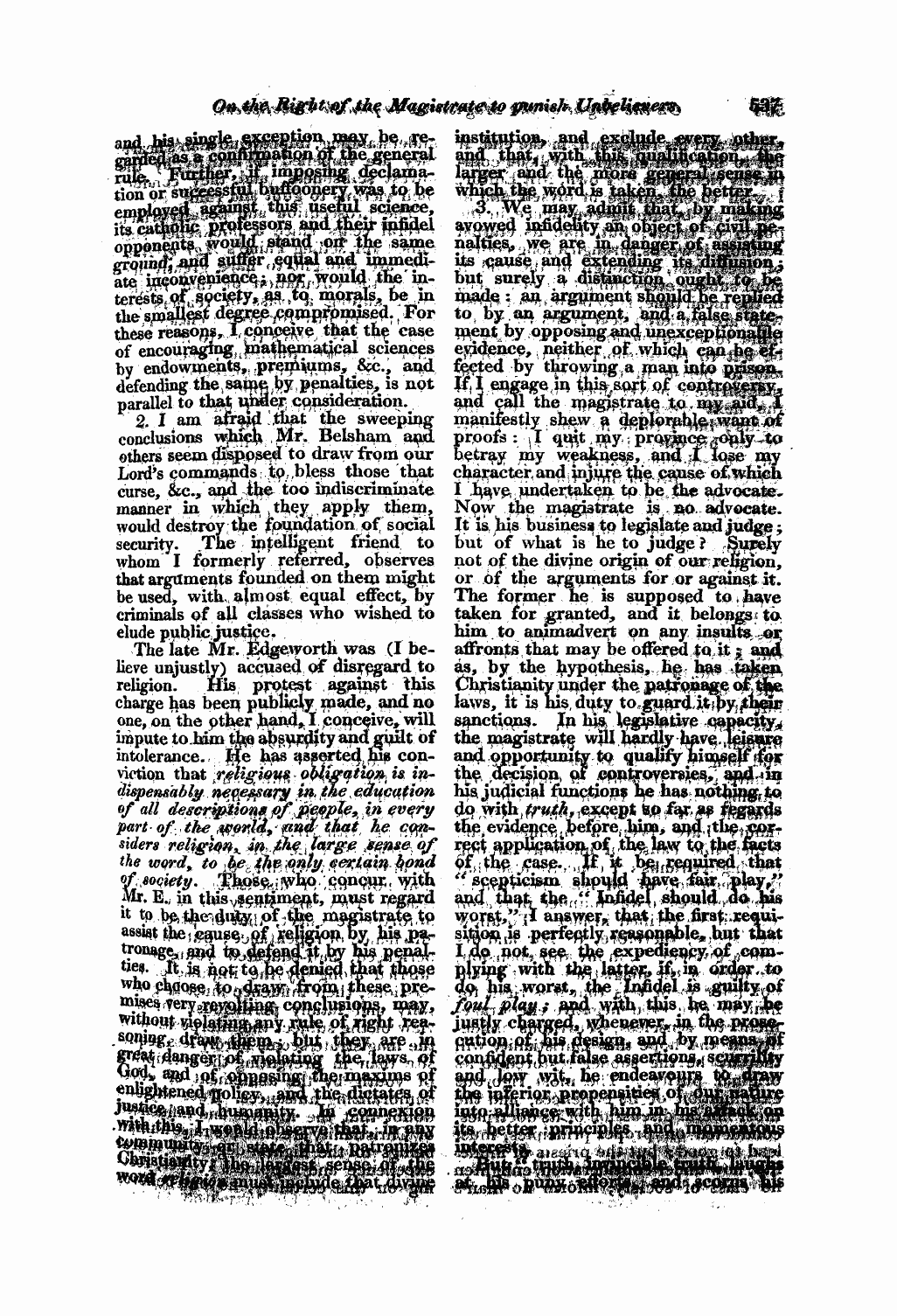 Monthly Repository (1806-1838) and Unitarian Chronicle (1832-1833): F Y, 1st edition: 37