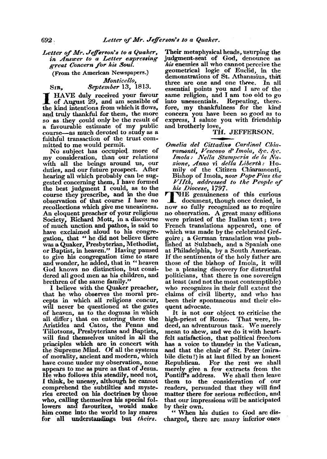 Monthly Repository (1806-1838) and Unitarian Chronicle (1832-1833): F Y, 1st edition: 4