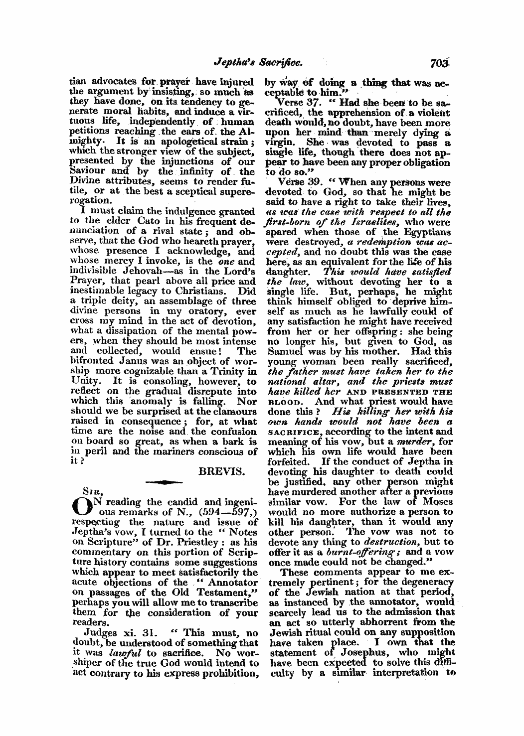 Monthly Repository (1806-1838) and Unitarian Chronicle (1832-1833): F Y, 1st edition: 15