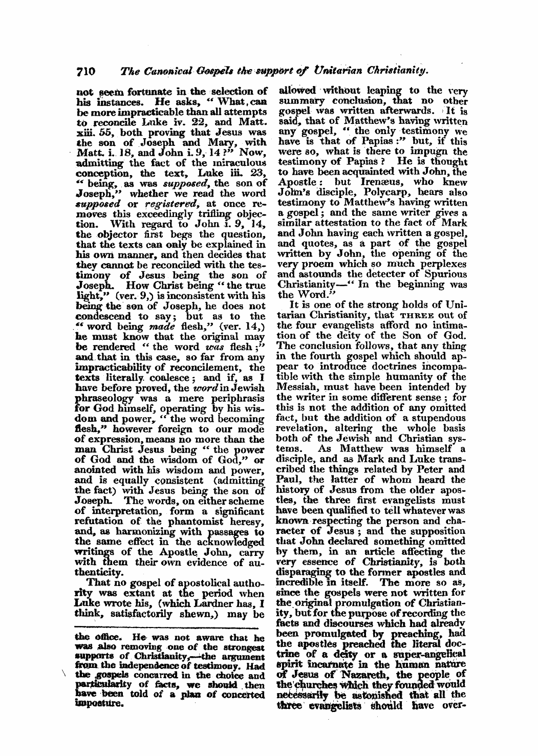 Monthly Repository (1806-1838) and Unitarian Chronicle (1832-1833): F Y, 1st edition: 22