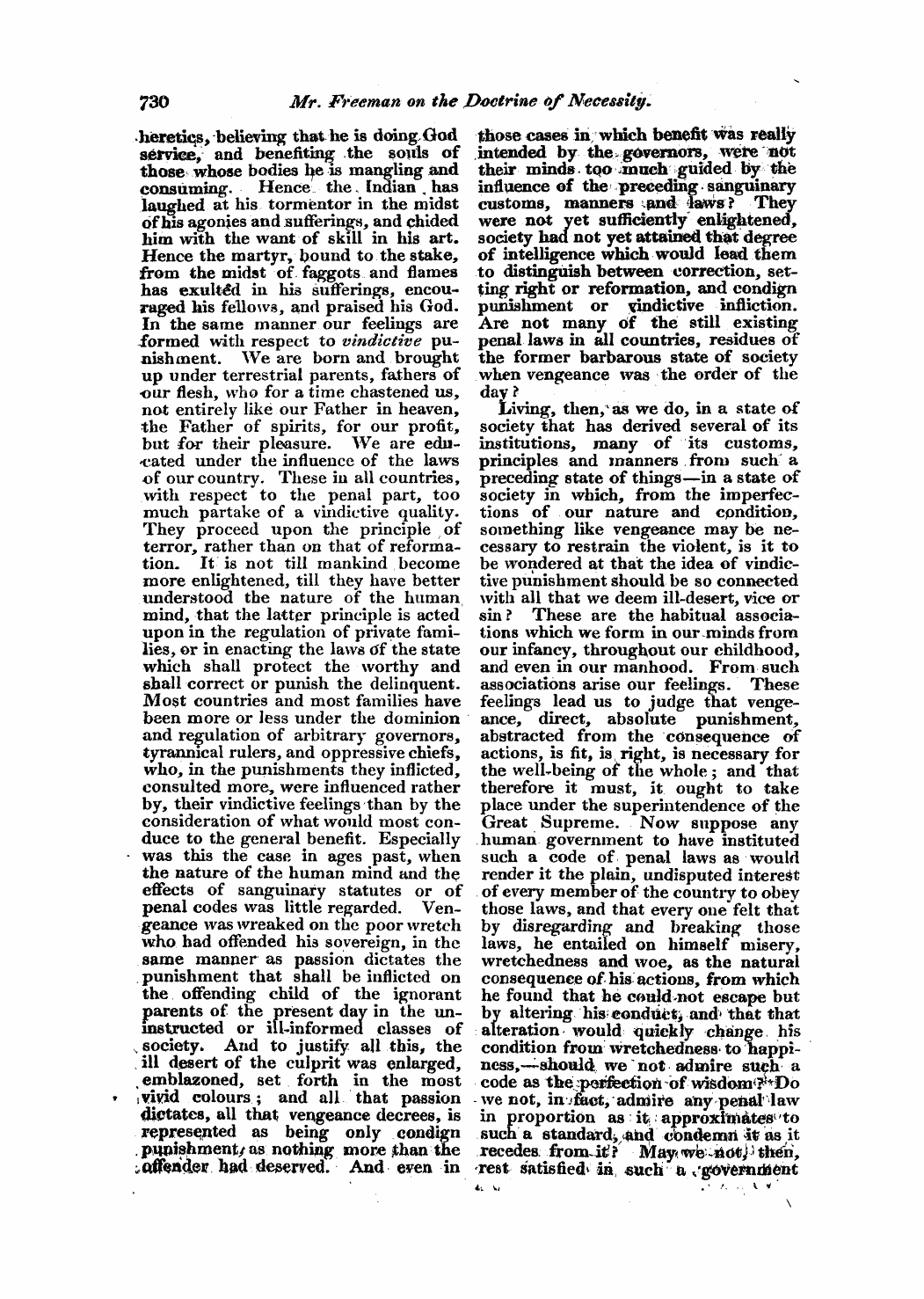 Monthly Repository (1806-1838) and Unitarian Chronicle (1832-1833): F Y, 1st edition - Untitled Article