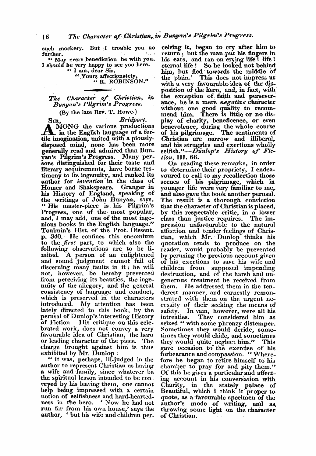 Monthly Repository (1806-1838) and Unitarian Chronicle (1832-1833): F Y, 1st edition - Untitled Article