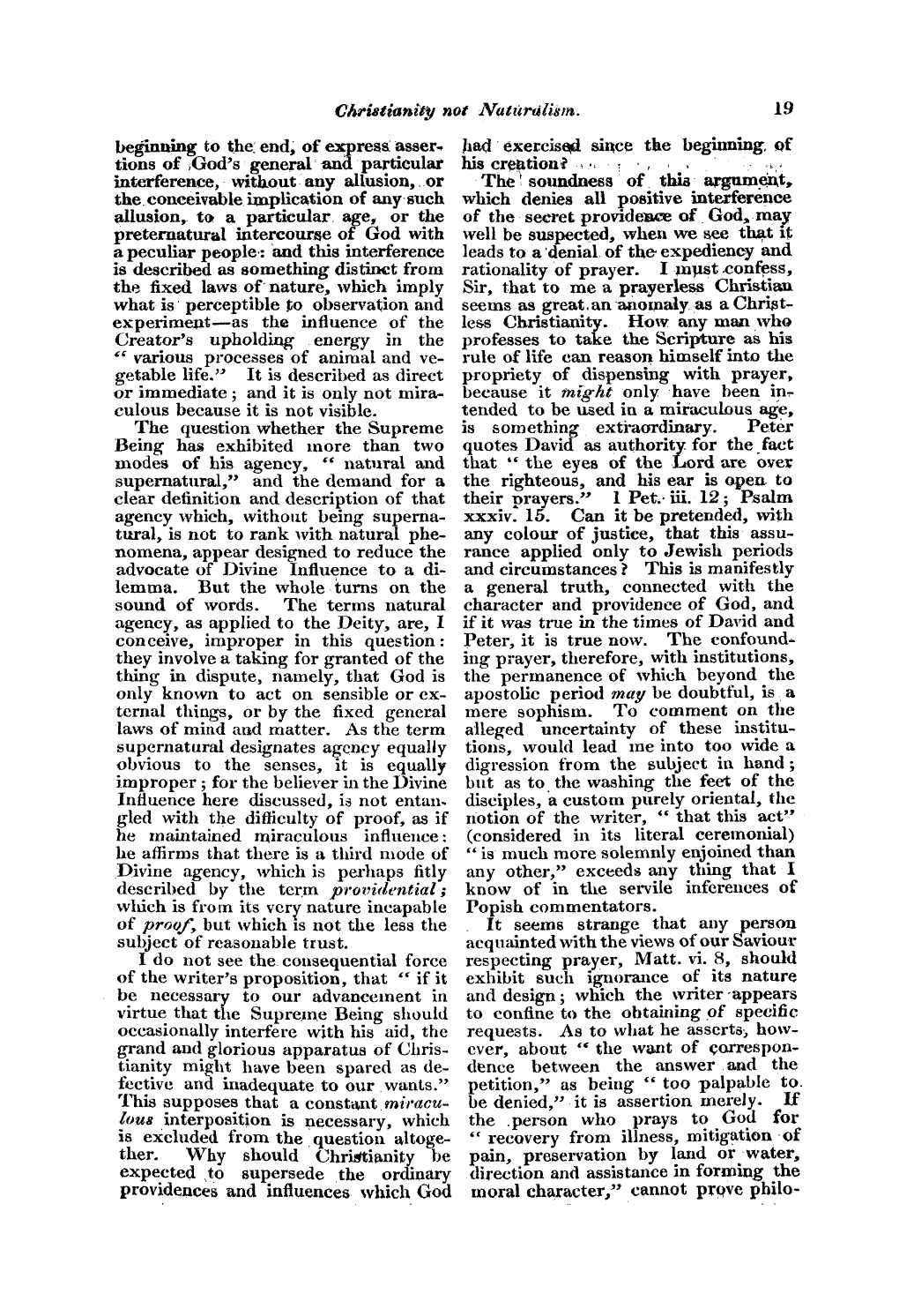 Monthly Repository (1806-1838) and Unitarian Chronicle (1832-1833): F Y, 1st edition - Untitled Article