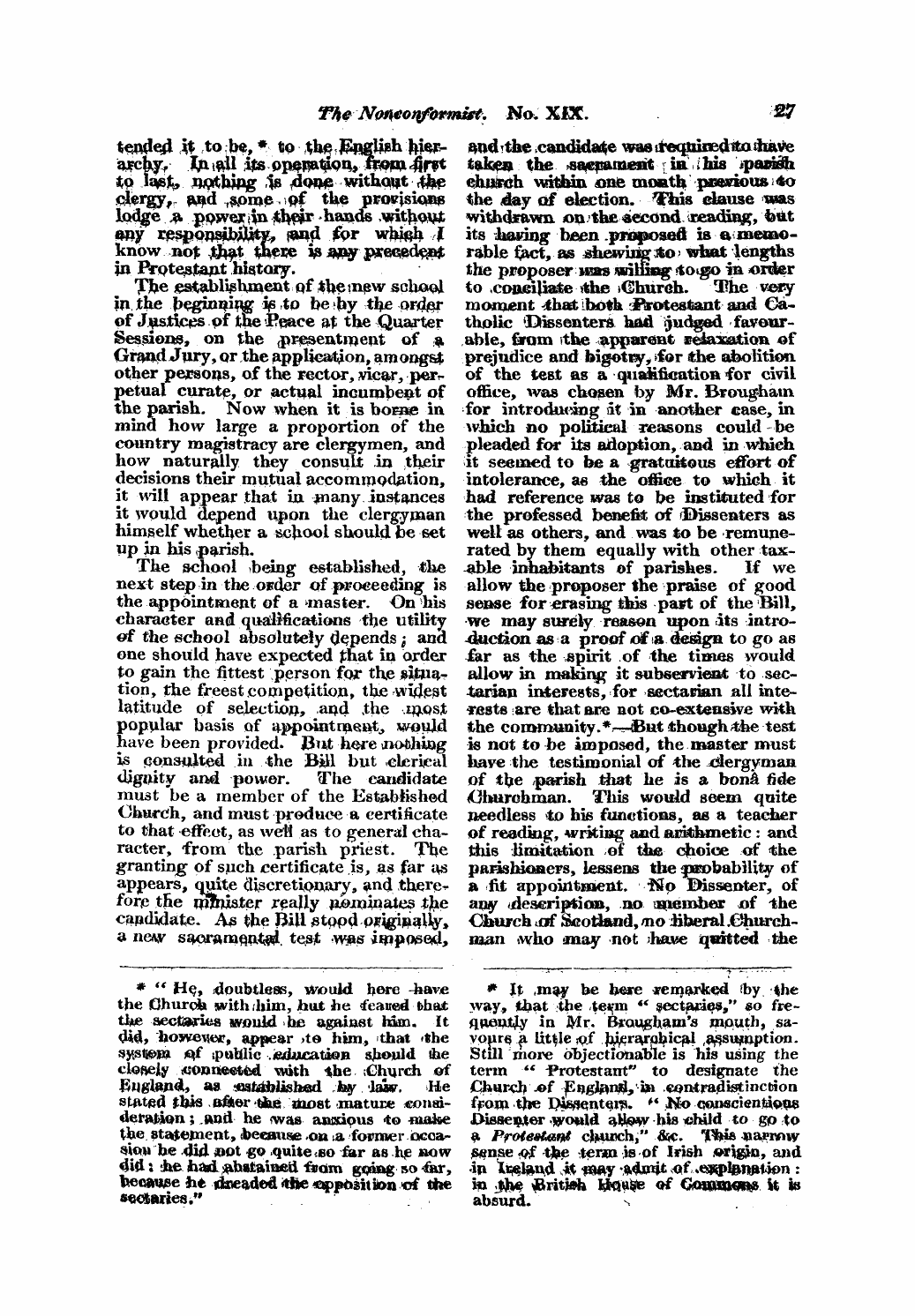 Monthly Repository (1806-1838) and Unitarian Chronicle (1832-1833): F Y, 1st edition - Untitled Article