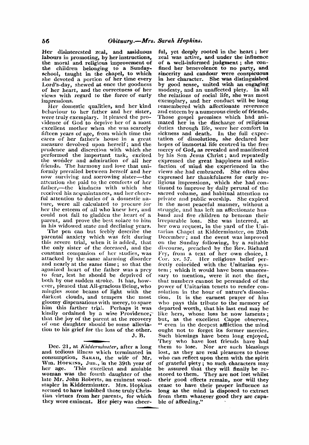 Monthly Repository (1806-1838) and Unitarian Chronicle (1832-1833): F Y, 1st edition - Untitled Article