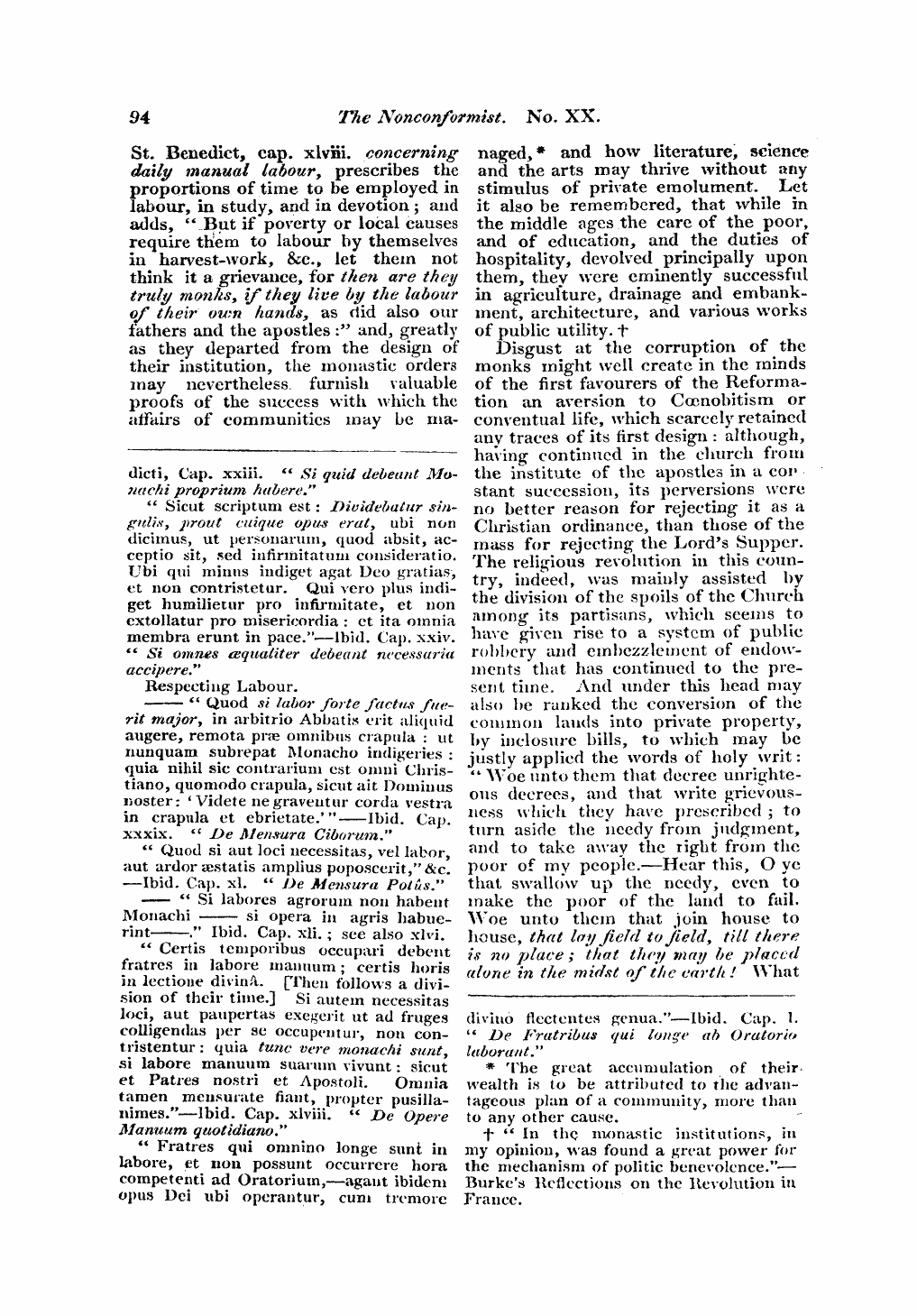 Monthly Repository (1806-1838) and Unitarian Chronicle (1832-1833): F Y, 1st edition - Untitled Article