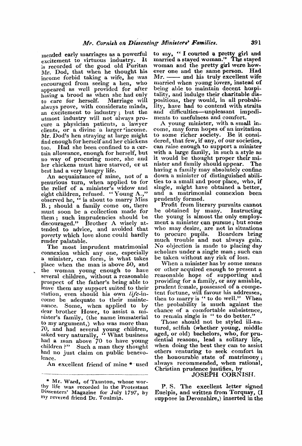 Monthly Repository (1806-1838) and Unitarian Chronicle (1832-1833): F Y, 1st edition - Untitled Article