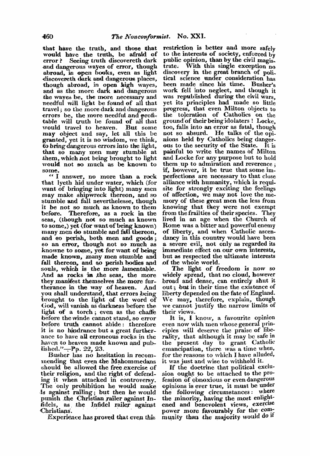 Monthly Repository (1806-1838) and Unitarian Chronicle (1832-1833): F Y, 1st edition - Untitled Article