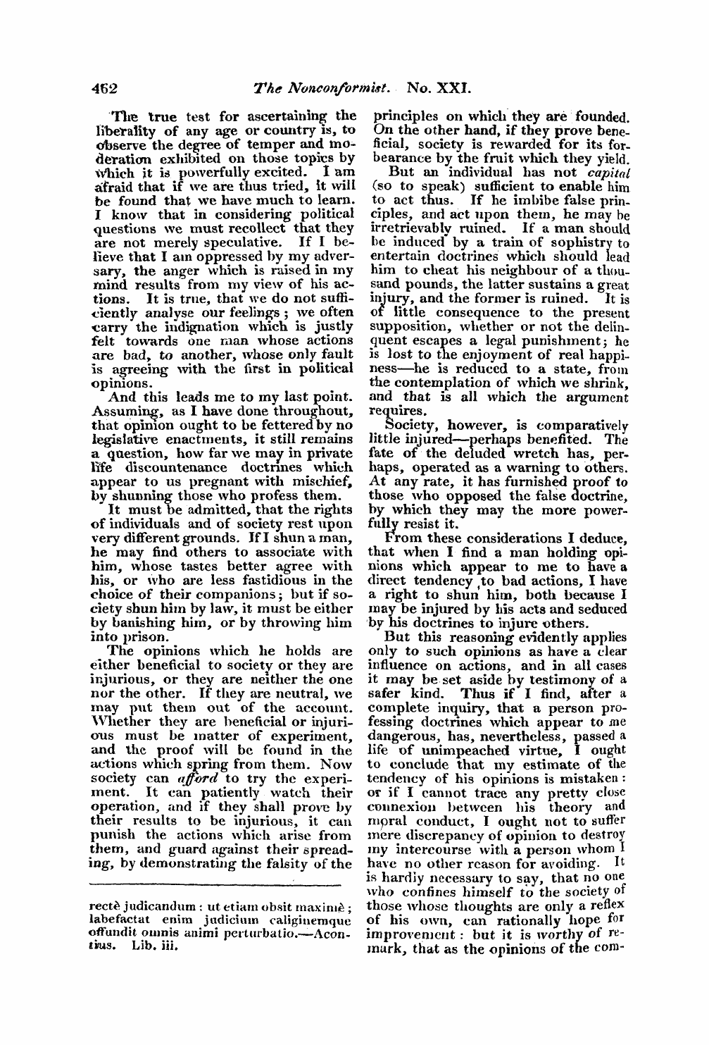 Monthly Repository (1806-1838) and Unitarian Chronicle (1832-1833): F Y, 1st edition - Untitled Article