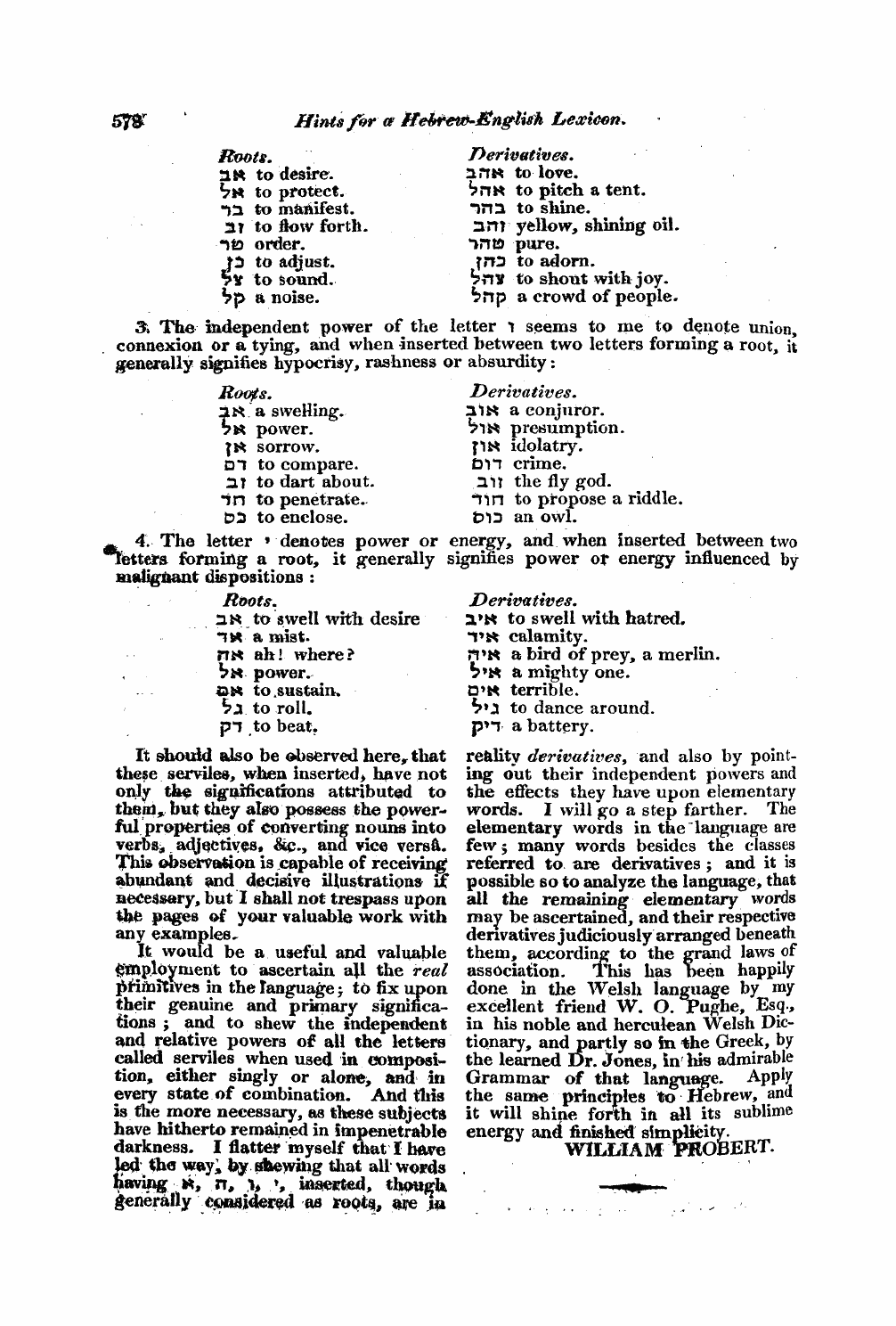 Monthly Repository (1806-1838) and Unitarian Chronicle (1832-1833): F Y, 1st edition - Untitled Article