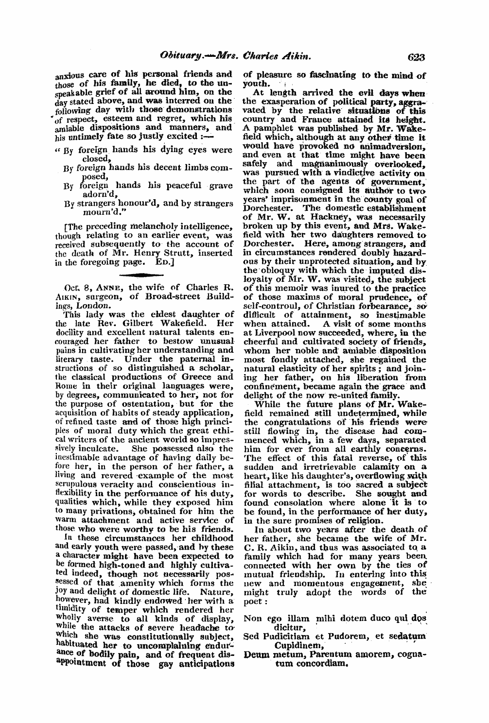 Monthly Repository (1806-1838) and Unitarian Chronicle (1832-1833): F Y, 1st edition: 55