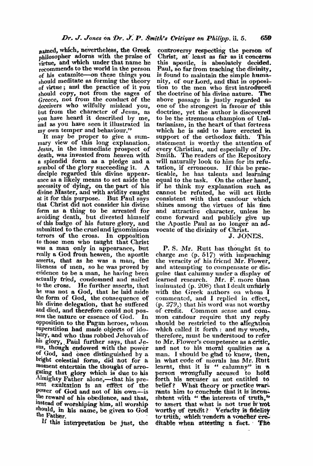 Monthly Repository (1806-1838) and Unitarian Chronicle (1832-1833): F Y, 1st edition - Untitled Article