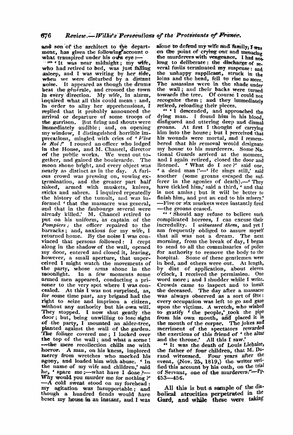 Monthly Repository (1806-1838) and Unitarian Chronicle (1832-1833): F Y, 1st edition - Untitled Article