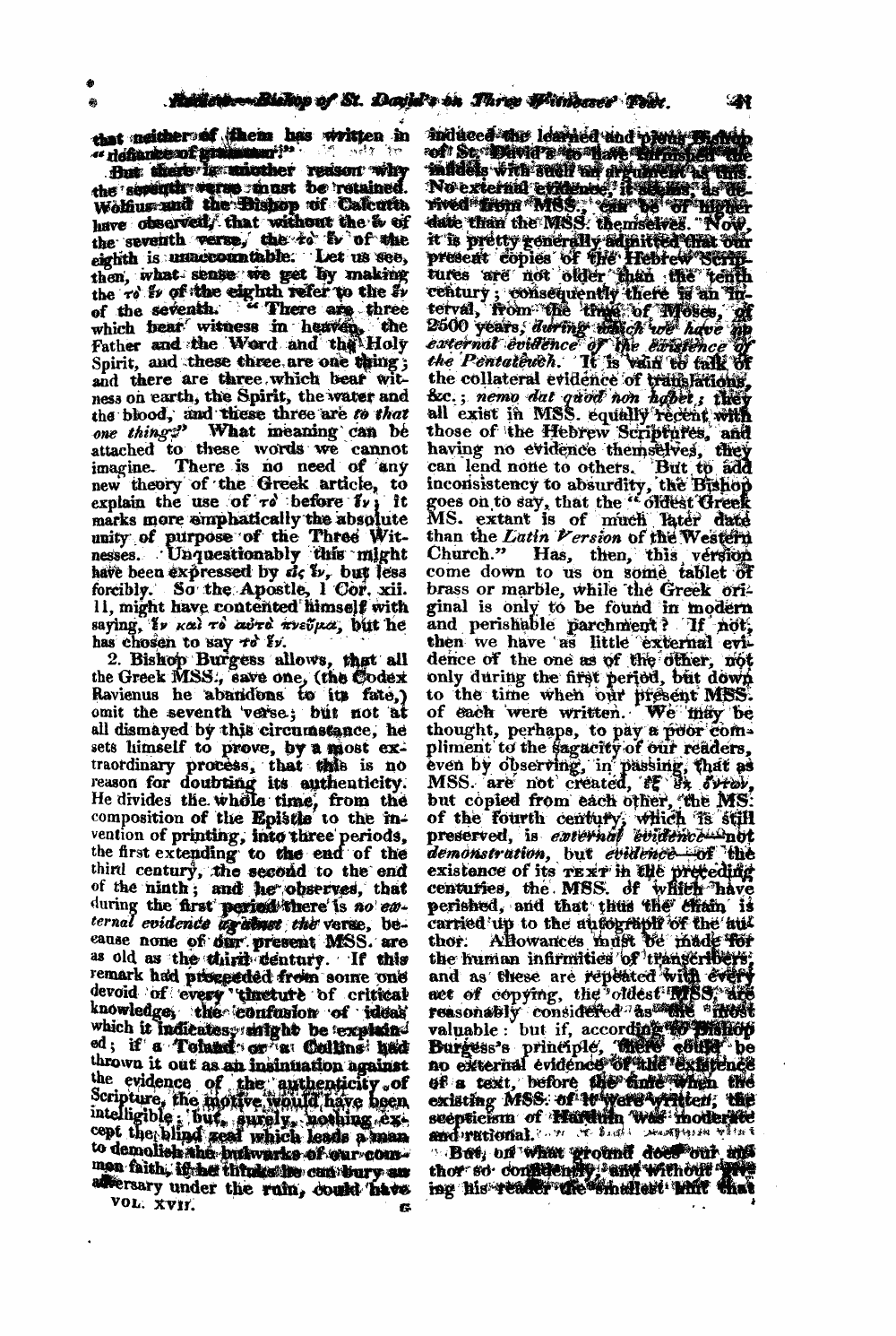 Monthly Repository (1806-1838) and Unitarian Chronicle (1832-1833): F Y, 1st edition - Untitled Article