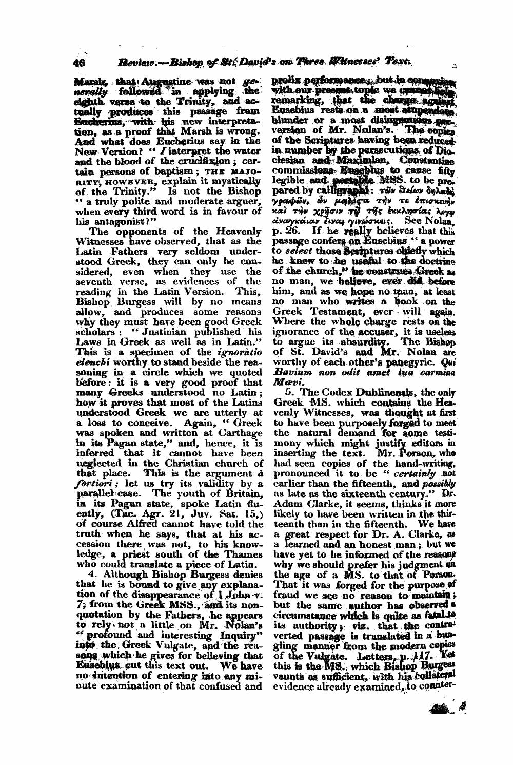 Monthly Repository (1806-1838) and Unitarian Chronicle (1832-1833): F Y, 1st edition - Untitled Article