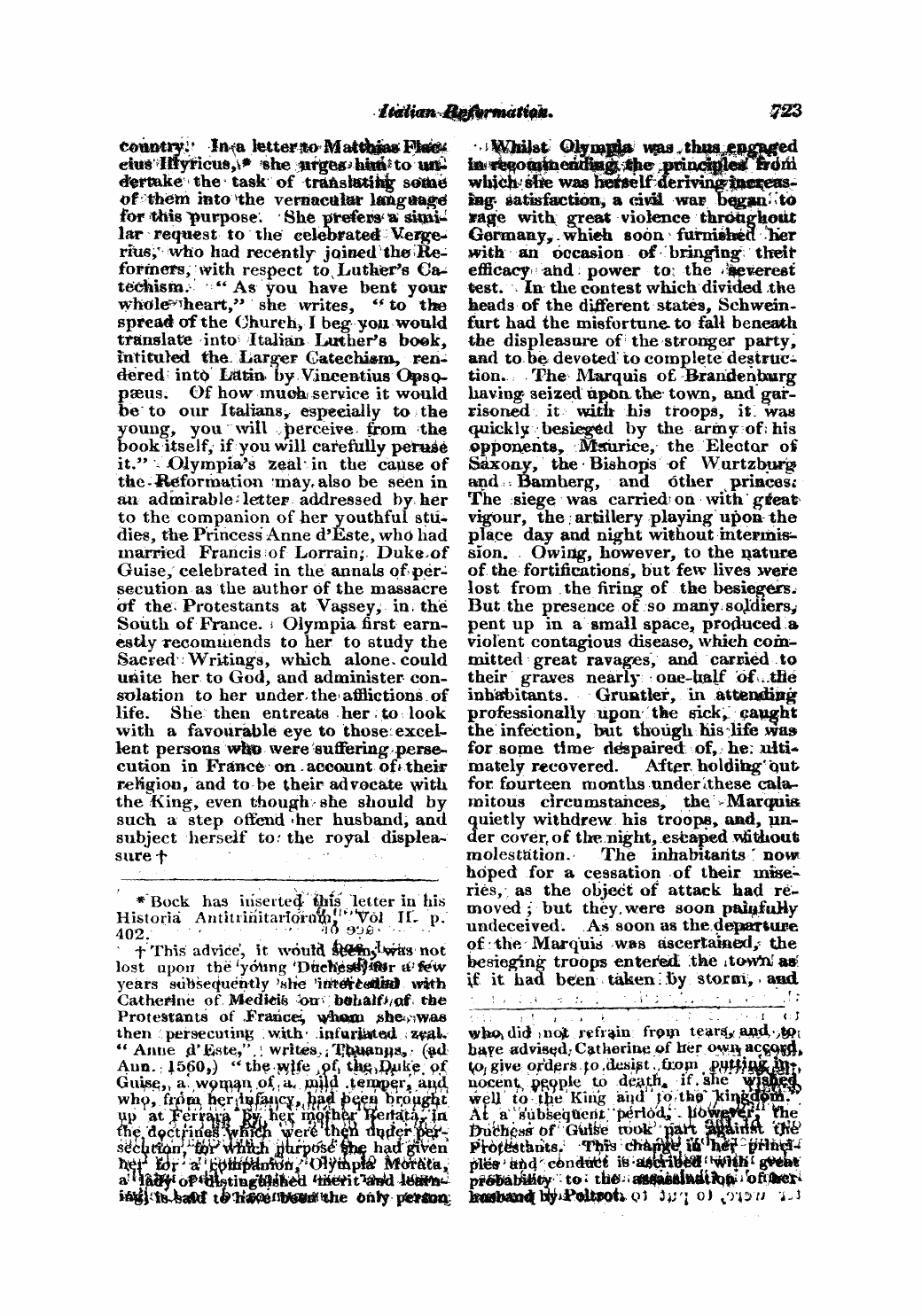 Monthly Repository (1806-1838) and Unitarian Chronicle (1832-1833): F Y, 1st edition - Untitled Article