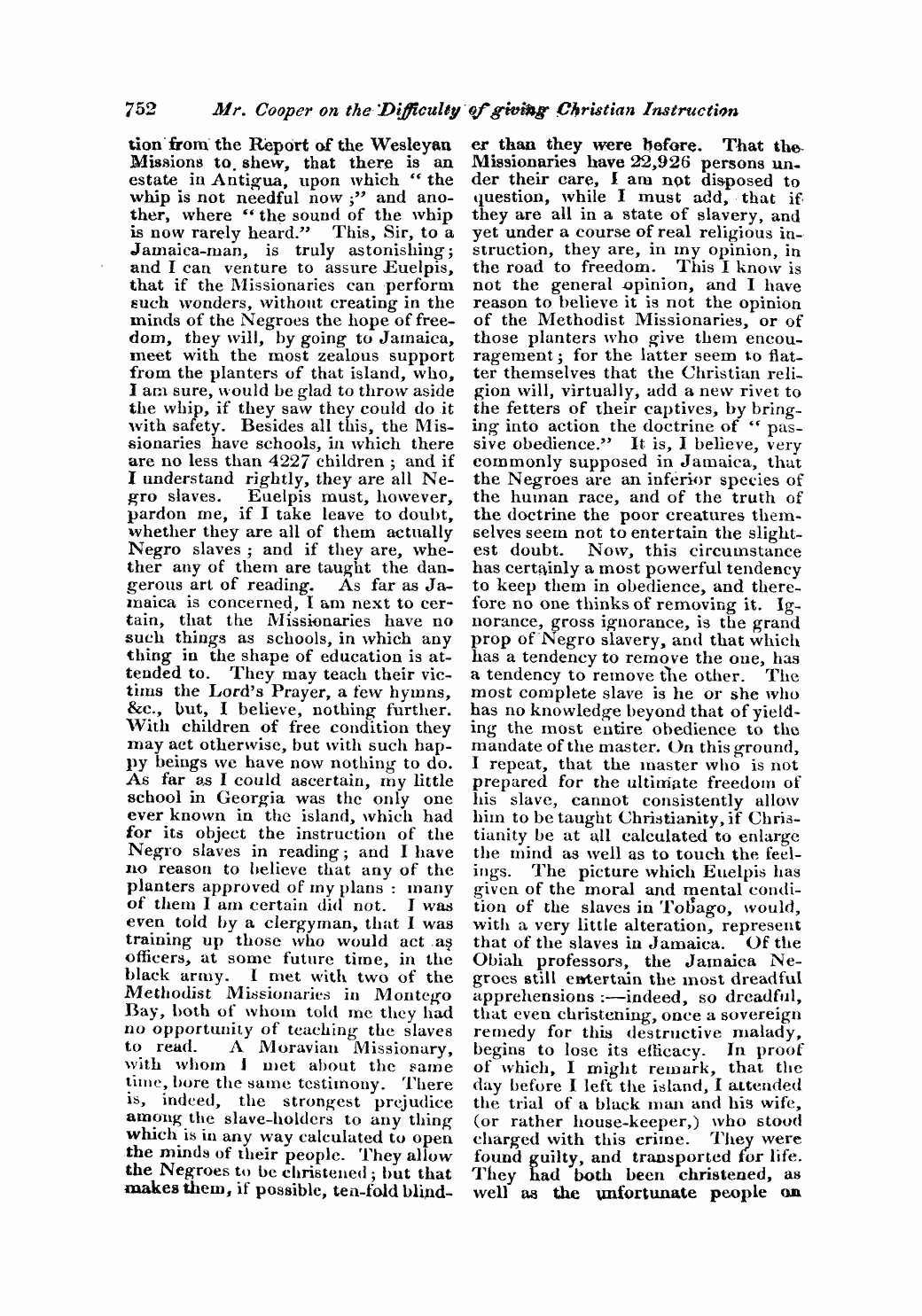 Monthly Repository (1806-1838) and Unitarian Chronicle (1832-1833): F Y, 1st edition - Untitled Article