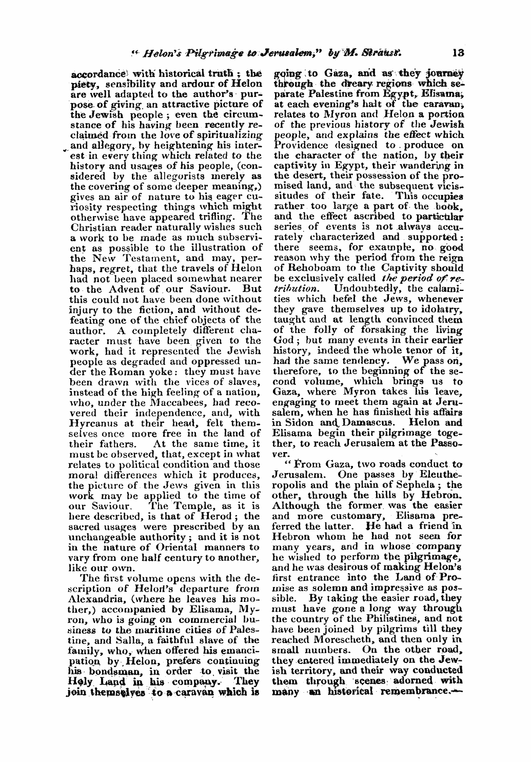 Monthly Repository (1806-1838) and Unitarian Chronicle (1832-1833): F Y, 1st edition: 13