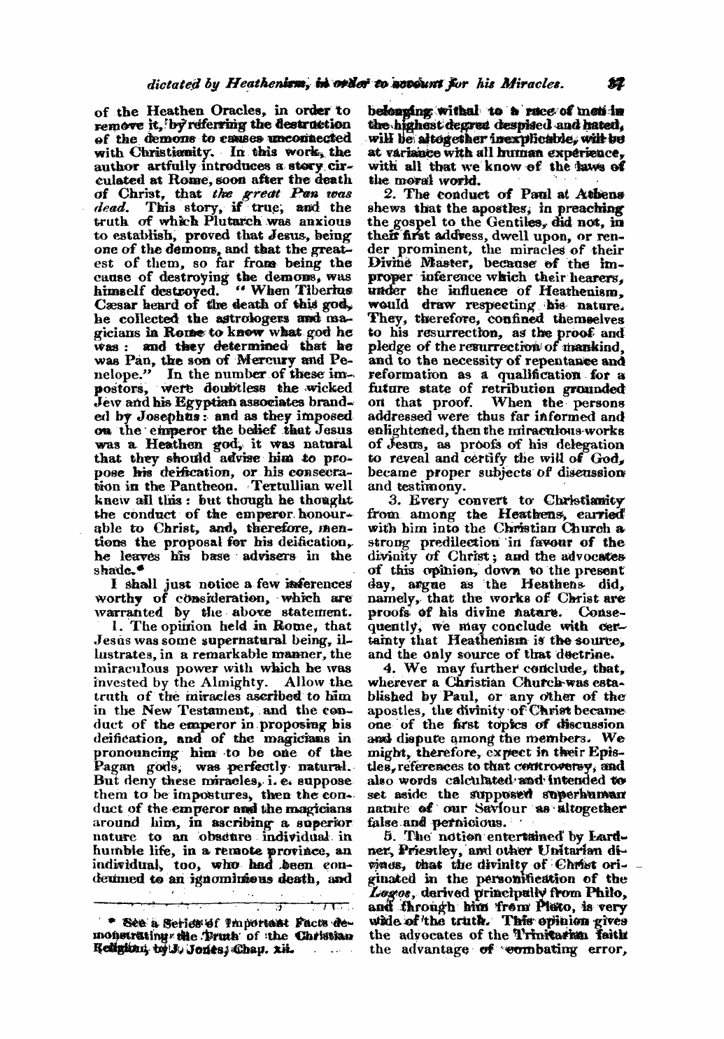 Monthly Repository (1806-1838) and Unitarian Chronicle (1832-1833): F Y, 1st edition - Untitled Article