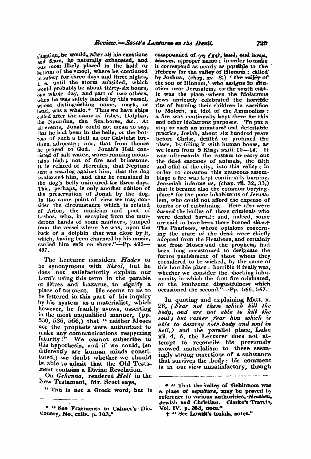 Monthly Repository (1806-1838) and Unitarian Chronicle (1832-1833): F Y, 1st edition - Untitled Article