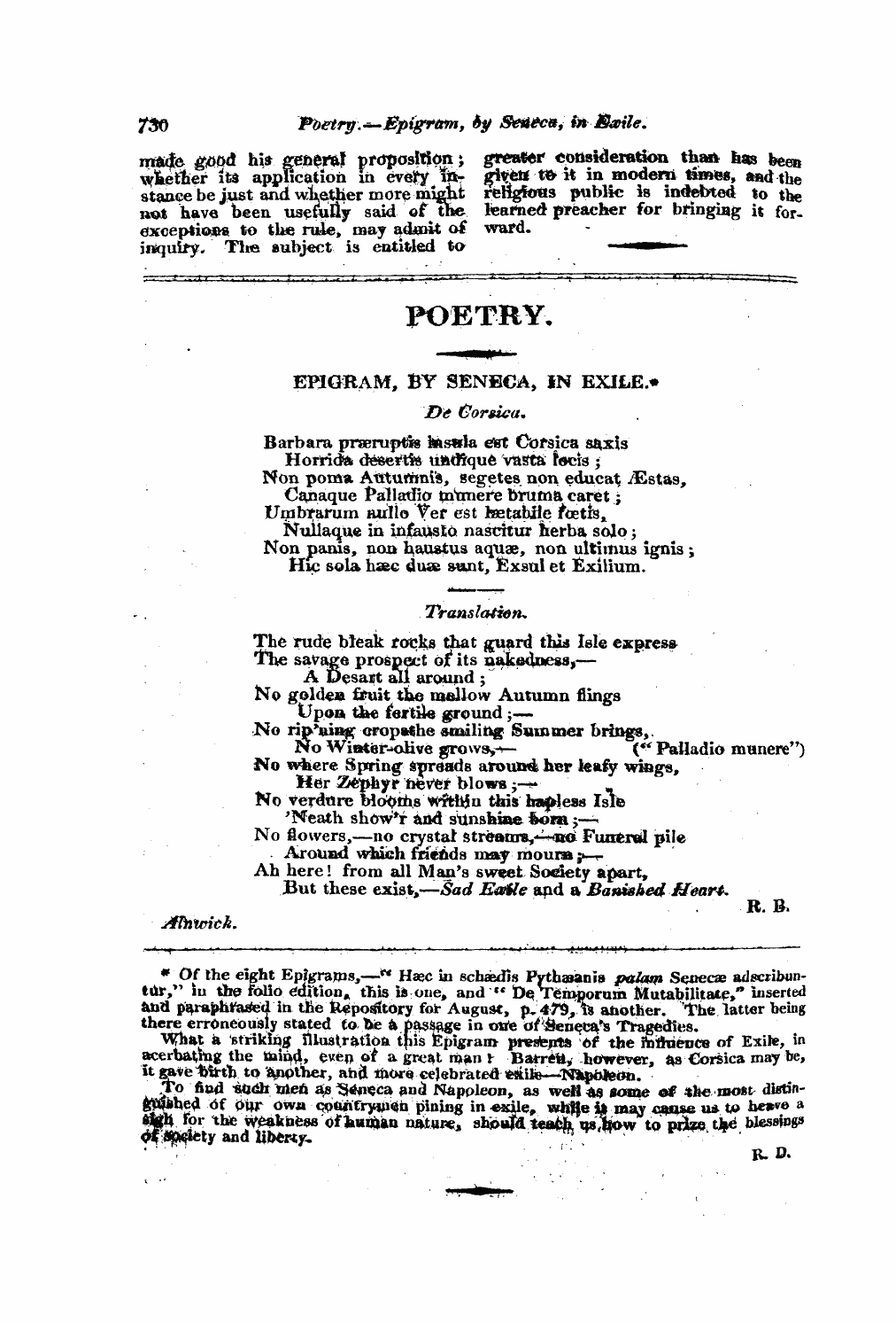 Monthly Repository (1806-1838) and Unitarian Chronicle (1832-1833): F Y, 1st edition: 50