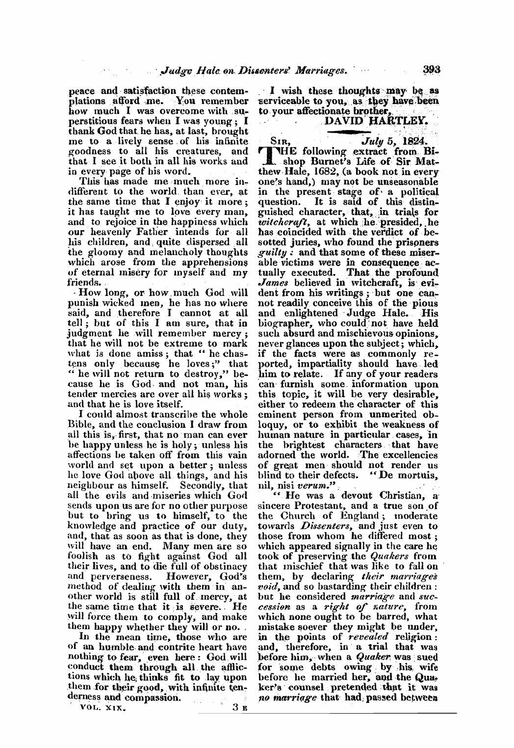 Monthly Repository (1806-1838) and Unitarian Chronicle (1832-1833): F Y, 1st edition - Untitled Article