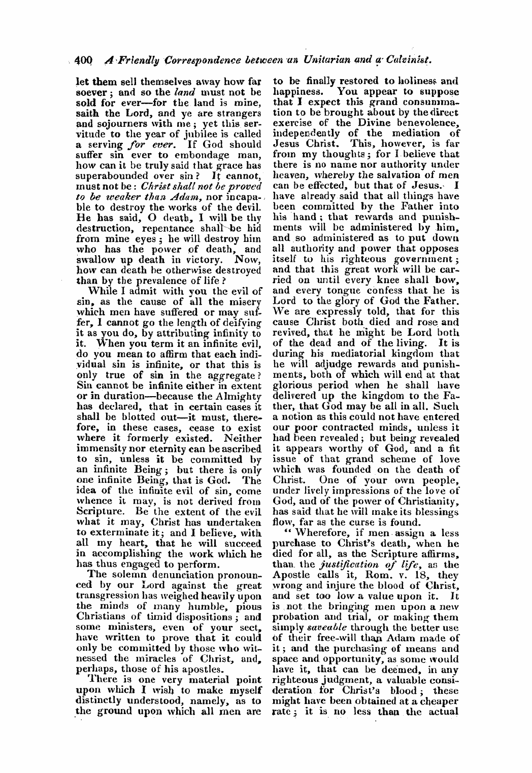 Monthly Repository (1806-1838) and Unitarian Chronicle (1832-1833): F Y, 1st edition - Untitled Article