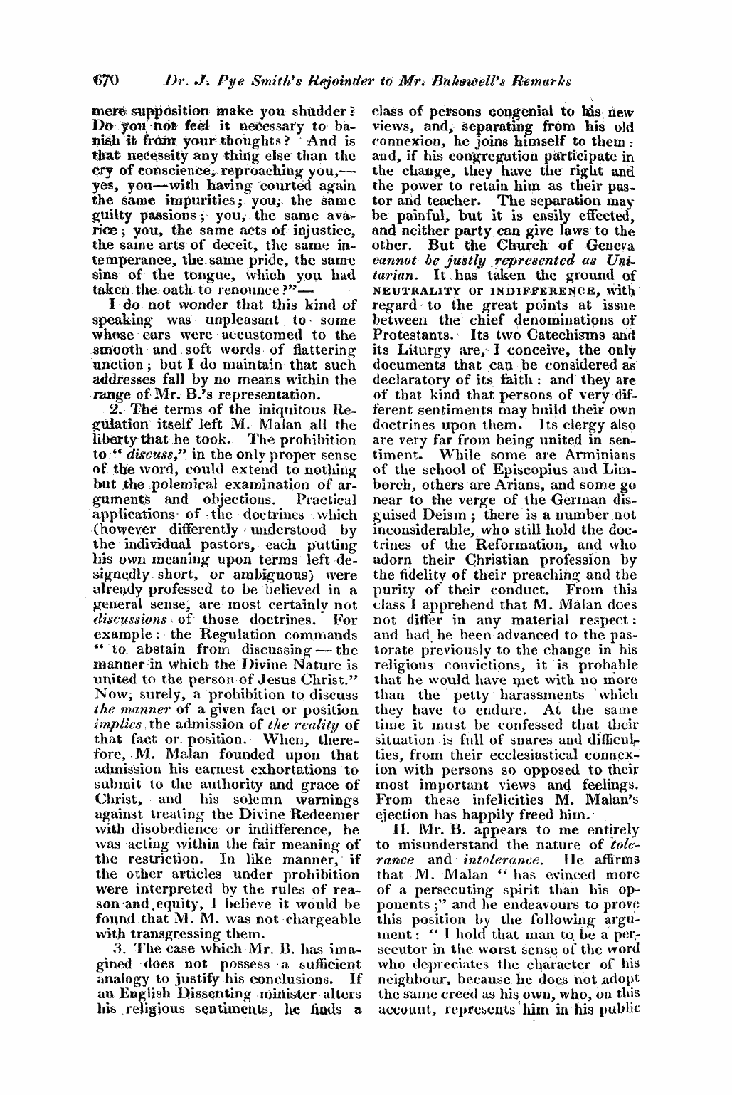 Monthly Repository (1806-1838) and Unitarian Chronicle (1832-1833): F Y, 1st edition - Untitled Article