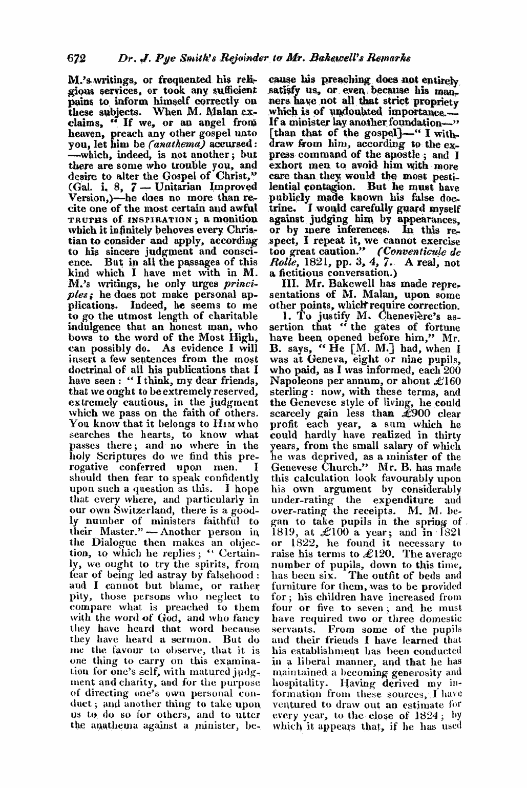 Monthly Repository (1806-1838) and Unitarian Chronicle (1832-1833): F Y, 1st edition - Untitled Article