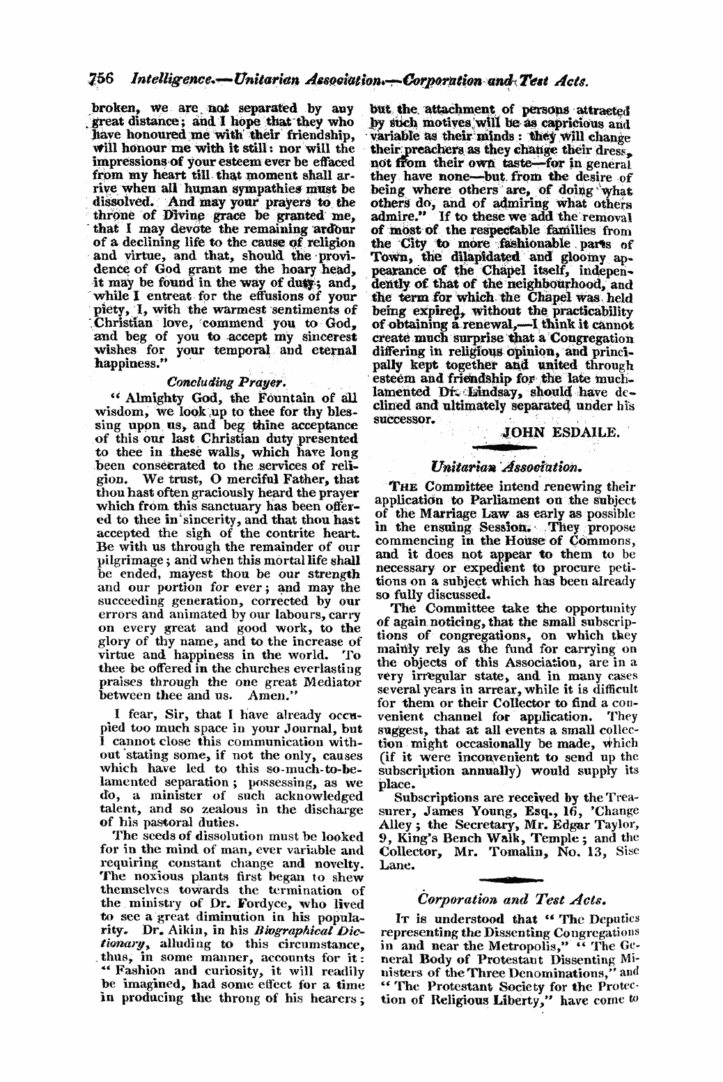 Monthly Repository (1806-1838) and Unitarian Chronicle (1832-1833): F Y, 1st edition: 52