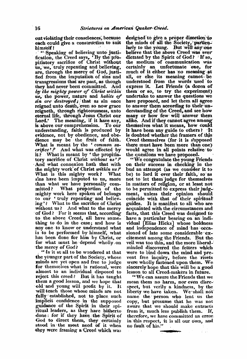 Monthly Repository (1806-1838) and Unitarian Chronicle (1832-1833): F Y, 1st edition - Untitled Article