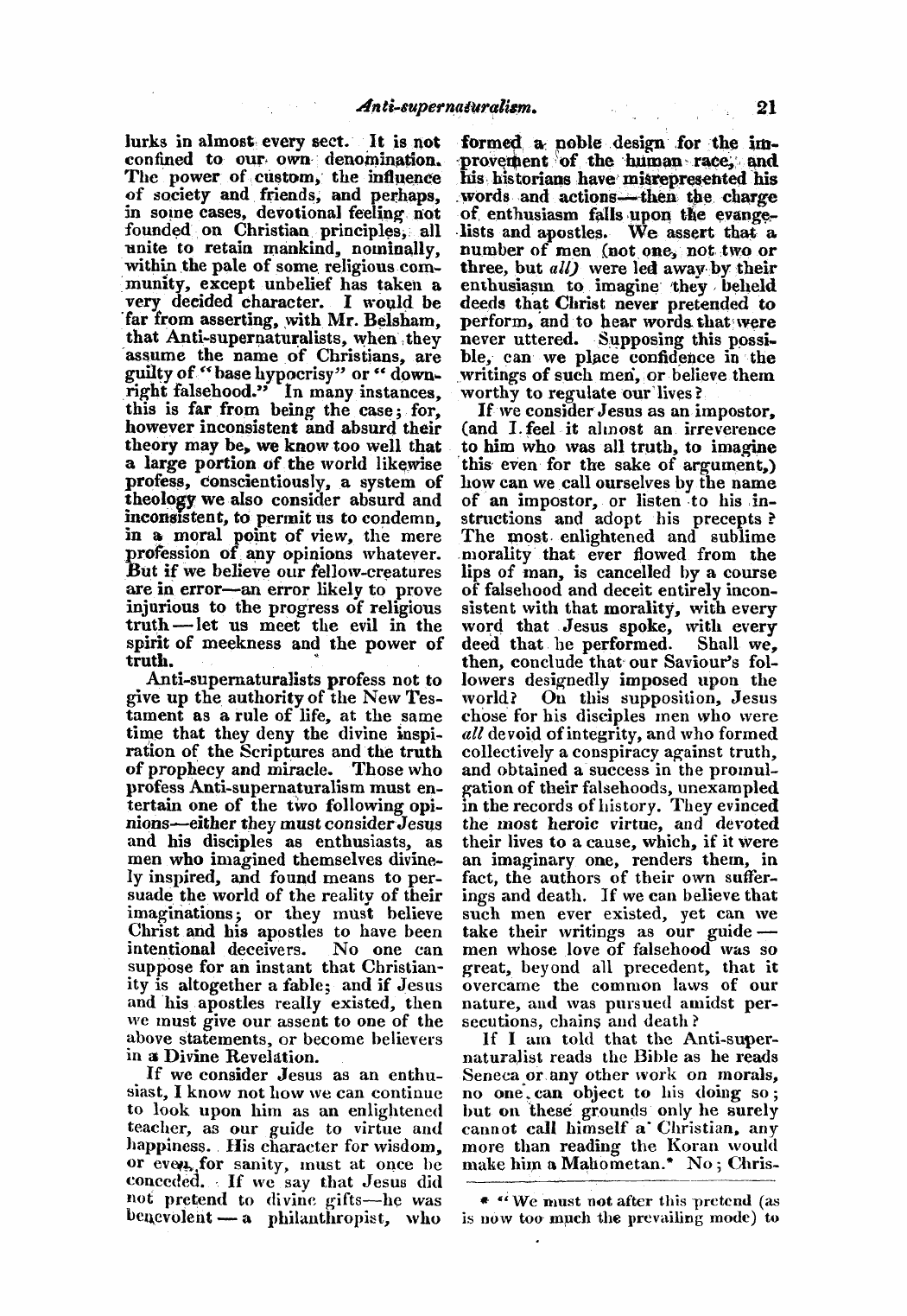 Monthly Repository (1806-1838) and Unitarian Chronicle (1832-1833): F Y, 1st edition: 21