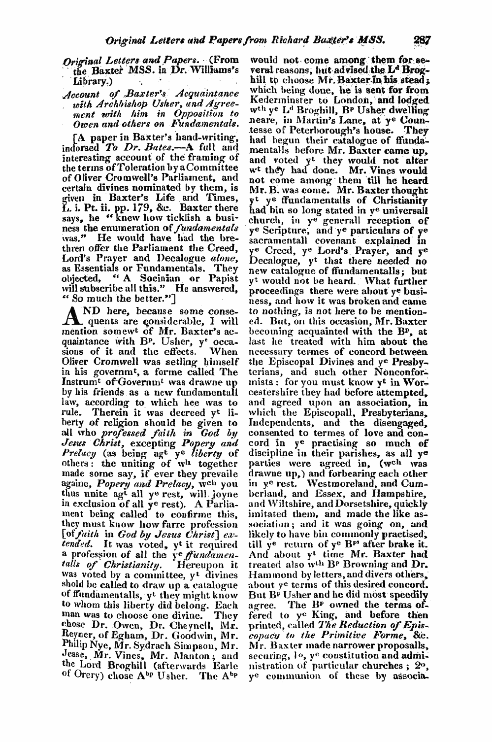 Monthly Repository (1806-1838) and Unitarian Chronicle (1832-1833): F Y, 1st edition: 31