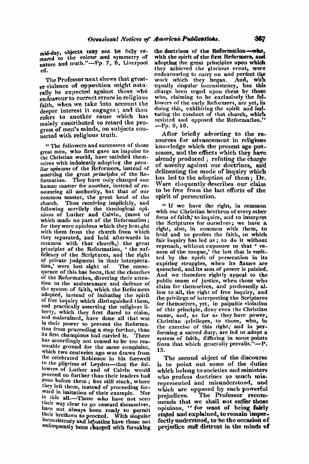 Monthly Repository (1806-1838) and Unitarian Chronicle (1832-1833): F Y, 1st edition - Untitled Article