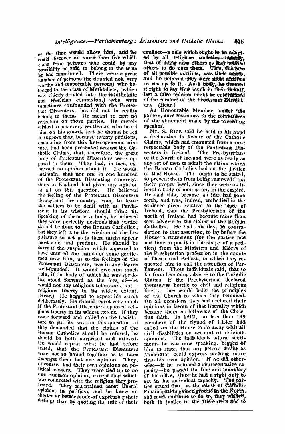 Monthly Repository (1806-1838) and Unitarian Chronicle (1832-1833): F Y, 1st edition - Untitled Article