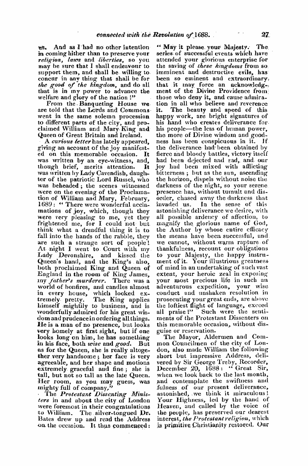 Monthly Repository (1806-1838) and Unitarian Chronicle (1832-1833): F Y, 1st edition - Untitled Article