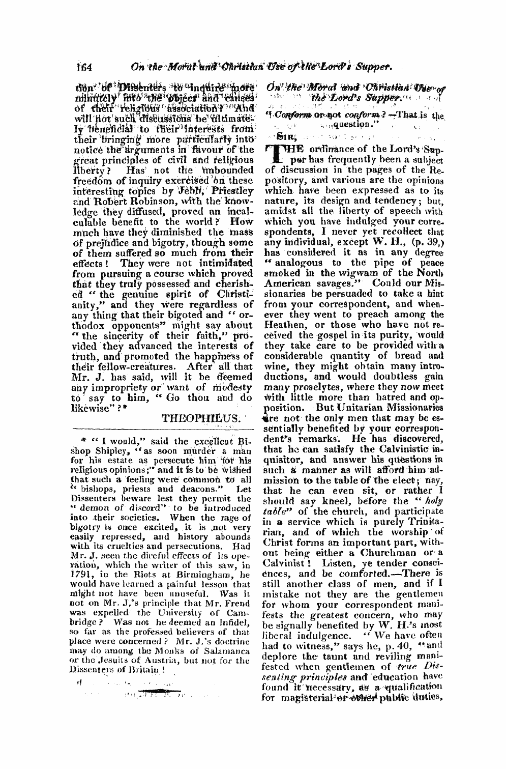 Monthly Repository (1806-1838) and Unitarian Chronicle (1832-1833): F Y, 1st edition: 36