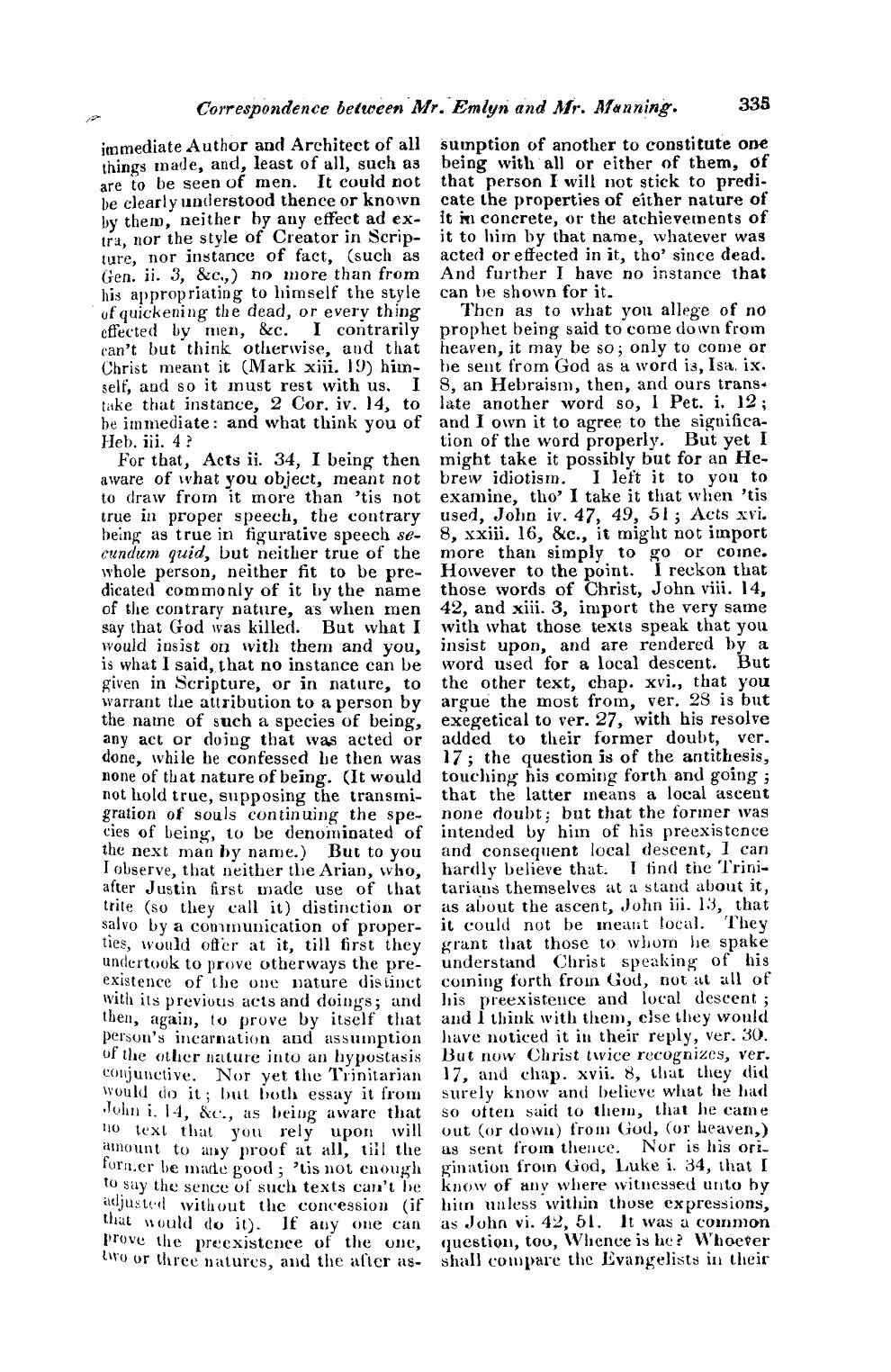 Monthly Repository (1806-1838) and Unitarian Chronicle (1832-1833): F Y, 1st edition - Untitled Article