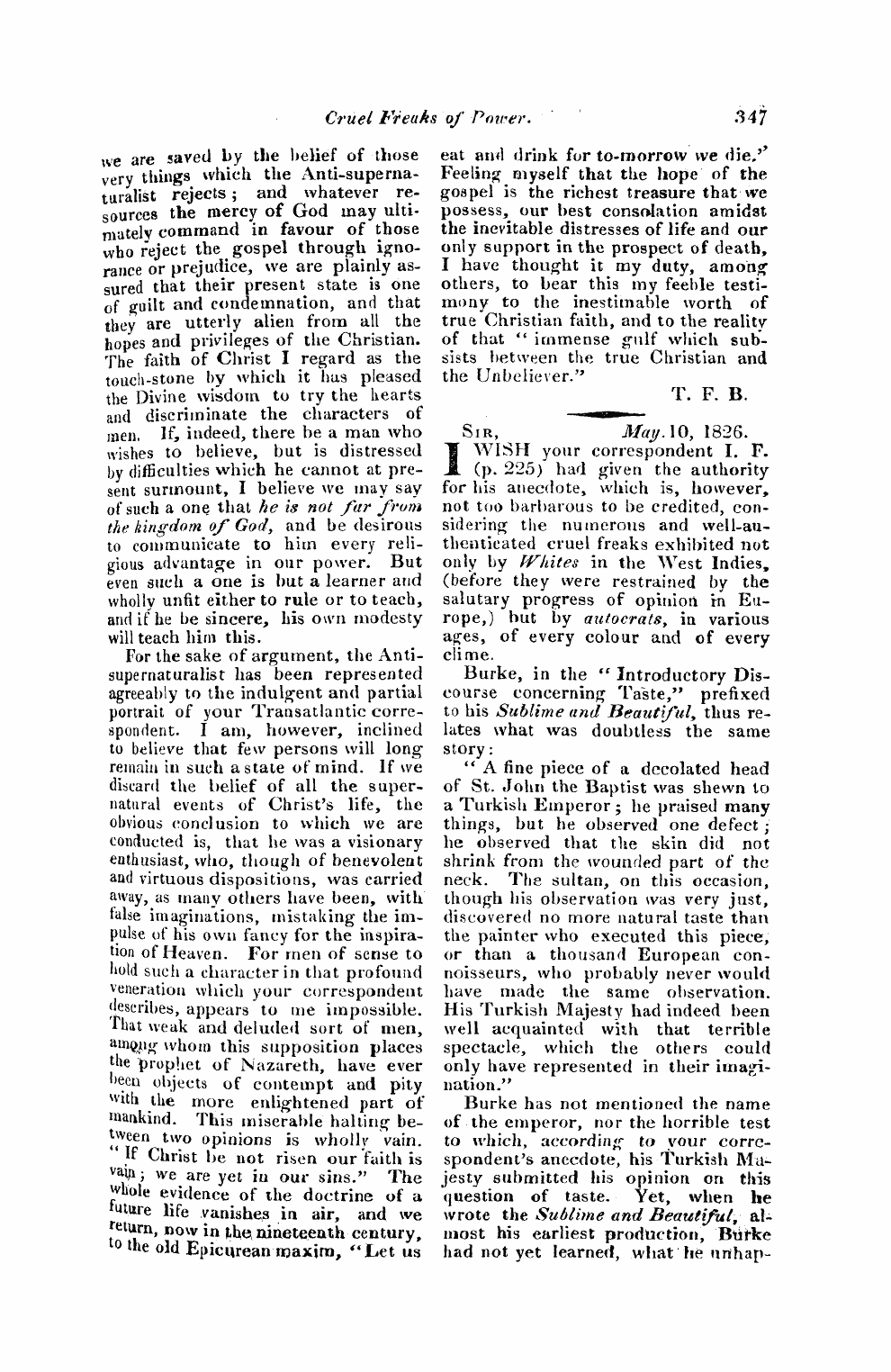 Monthly Repository (1806-1838) and Unitarian Chronicle (1832-1833): F Y, 1st edition: 31