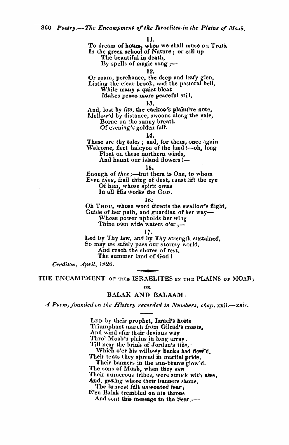 Monthly Repository (1806-1838) and Unitarian Chronicle (1832-1833): F Y, 1st edition - Untitled Article