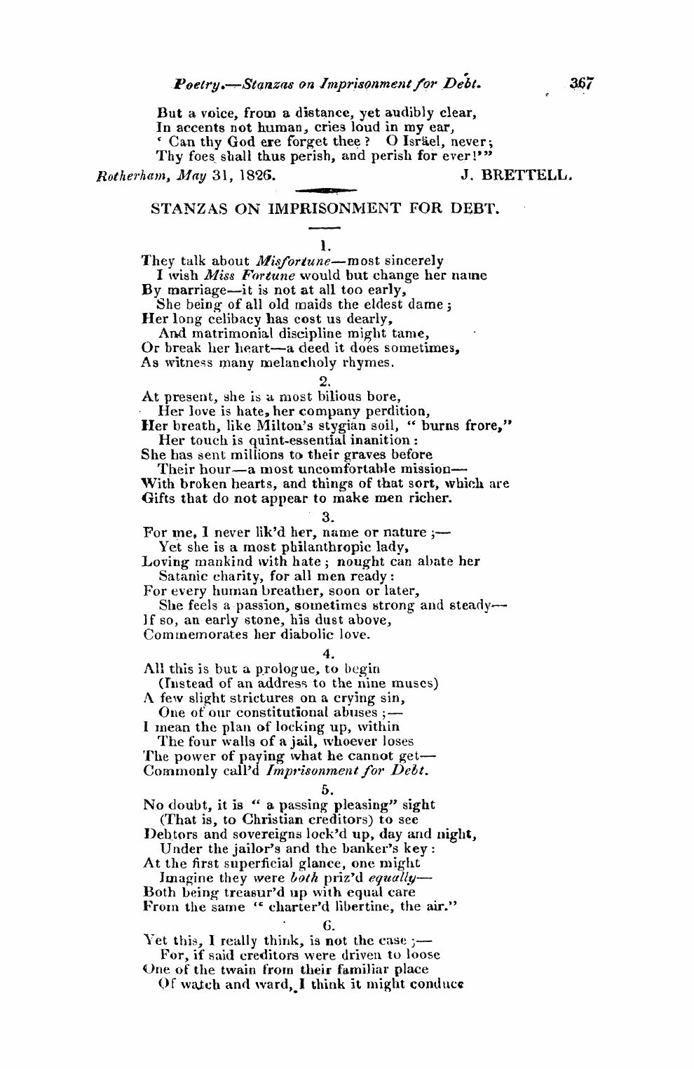 Monthly Repository (1806-1838) and Unitarian Chronicle (1832-1833): F Y, 1st edition: 51