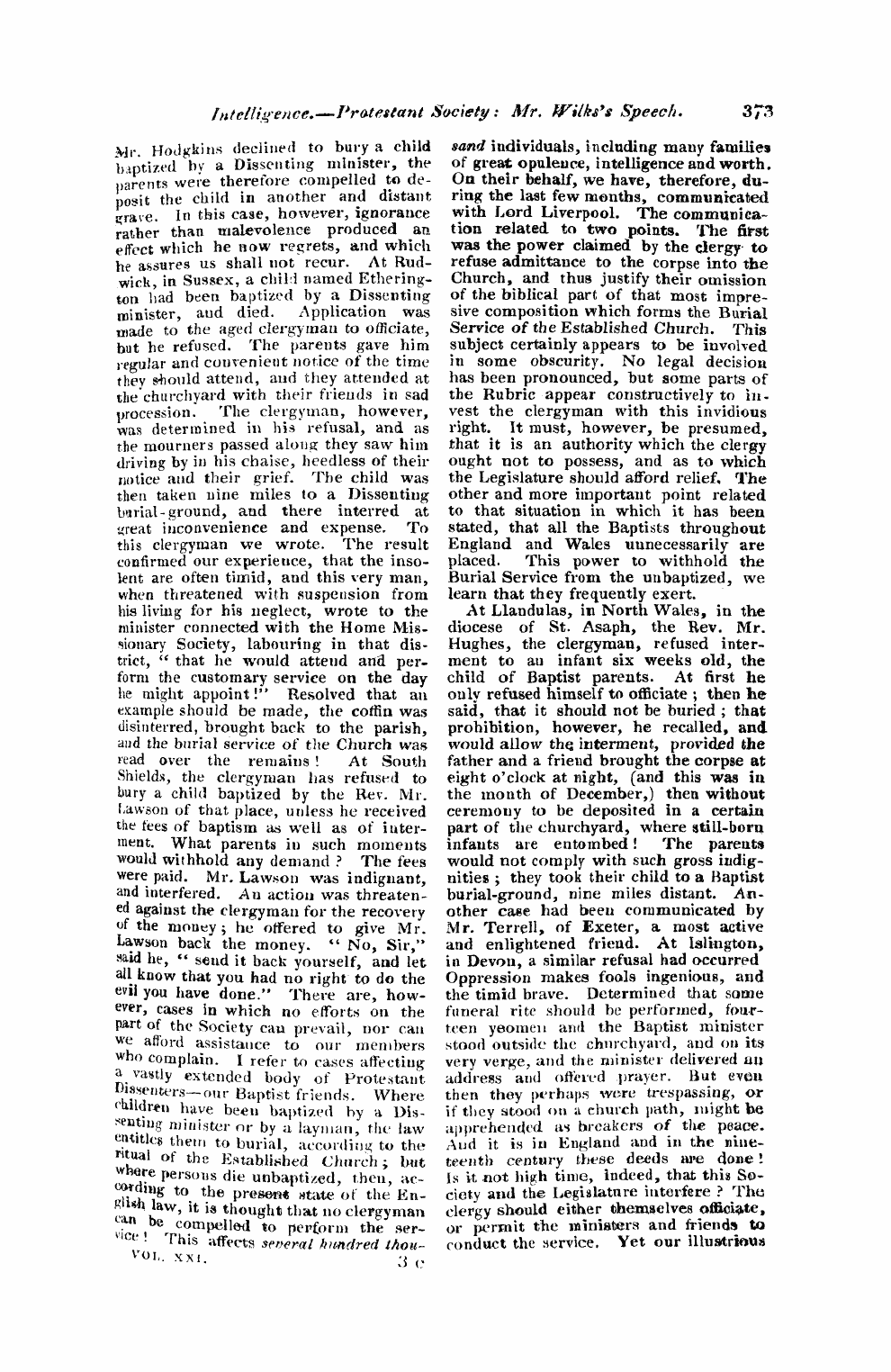 Monthly Repository (1806-1838) and Unitarian Chronicle (1832-1833): F Y, 1st edition - Untitled Article