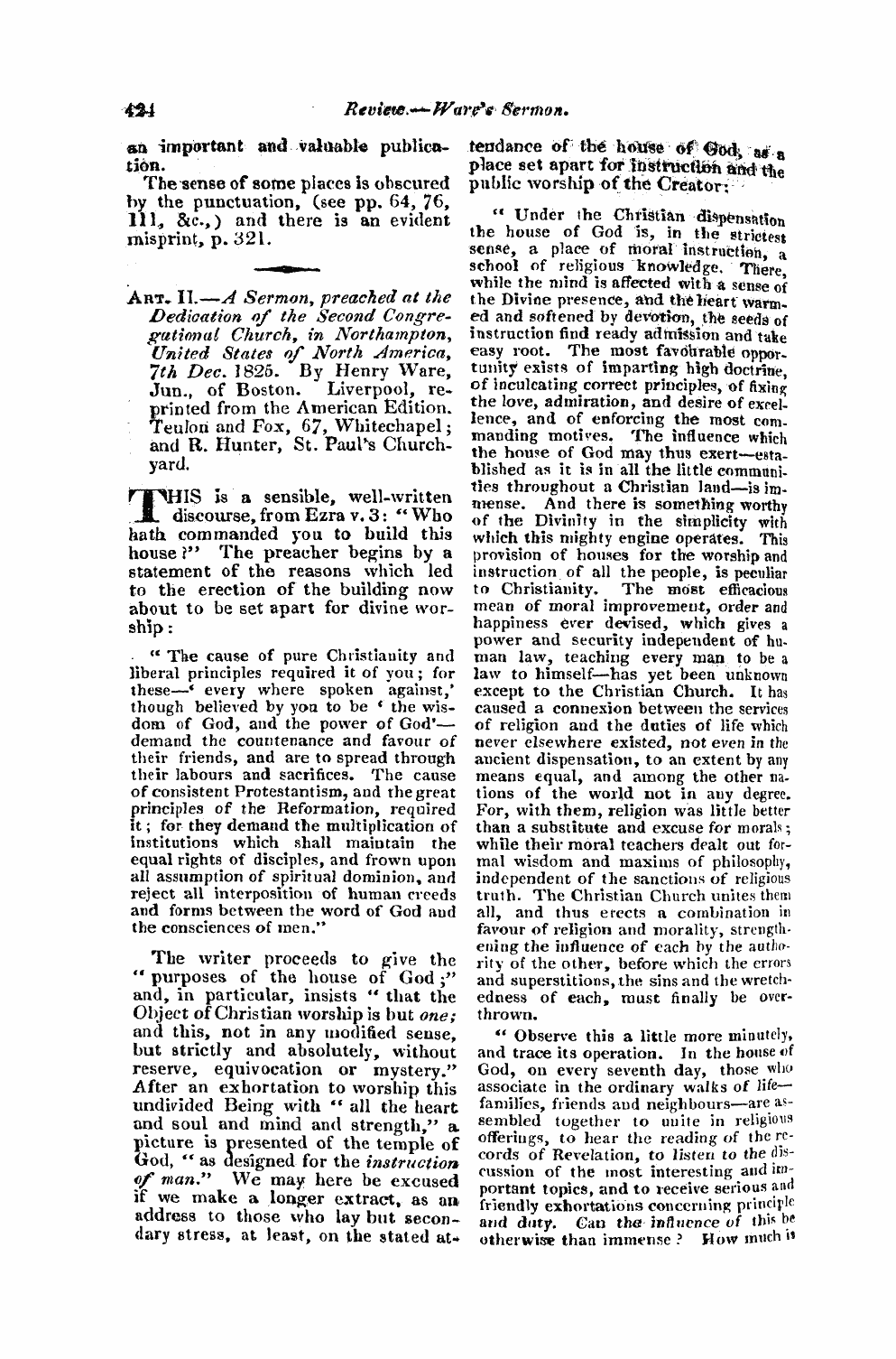 Monthly Repository (1806-1838) and Unitarian Chronicle (1832-1833): F Y, 1st edition - Untitled Article