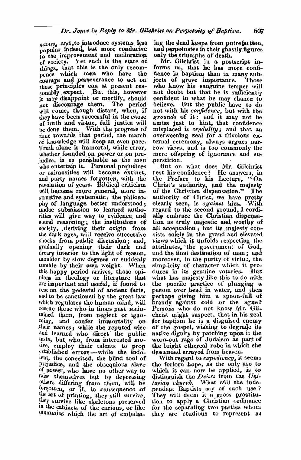 Monthly Repository (1806-1838) and Unitarian Chronicle (1832-1833): F Y, 1st edition - Untitled Article