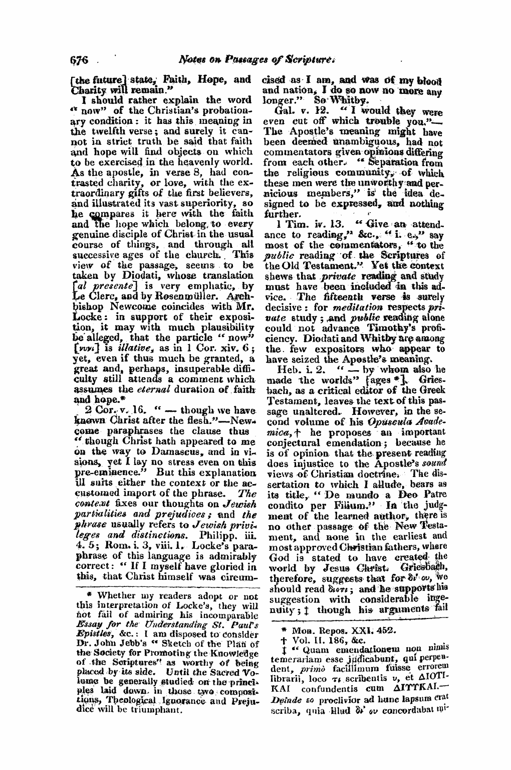 Monthly Repository (1806-1838) and Unitarian Chronicle (1832-1833): F Y, 1st edition: 40