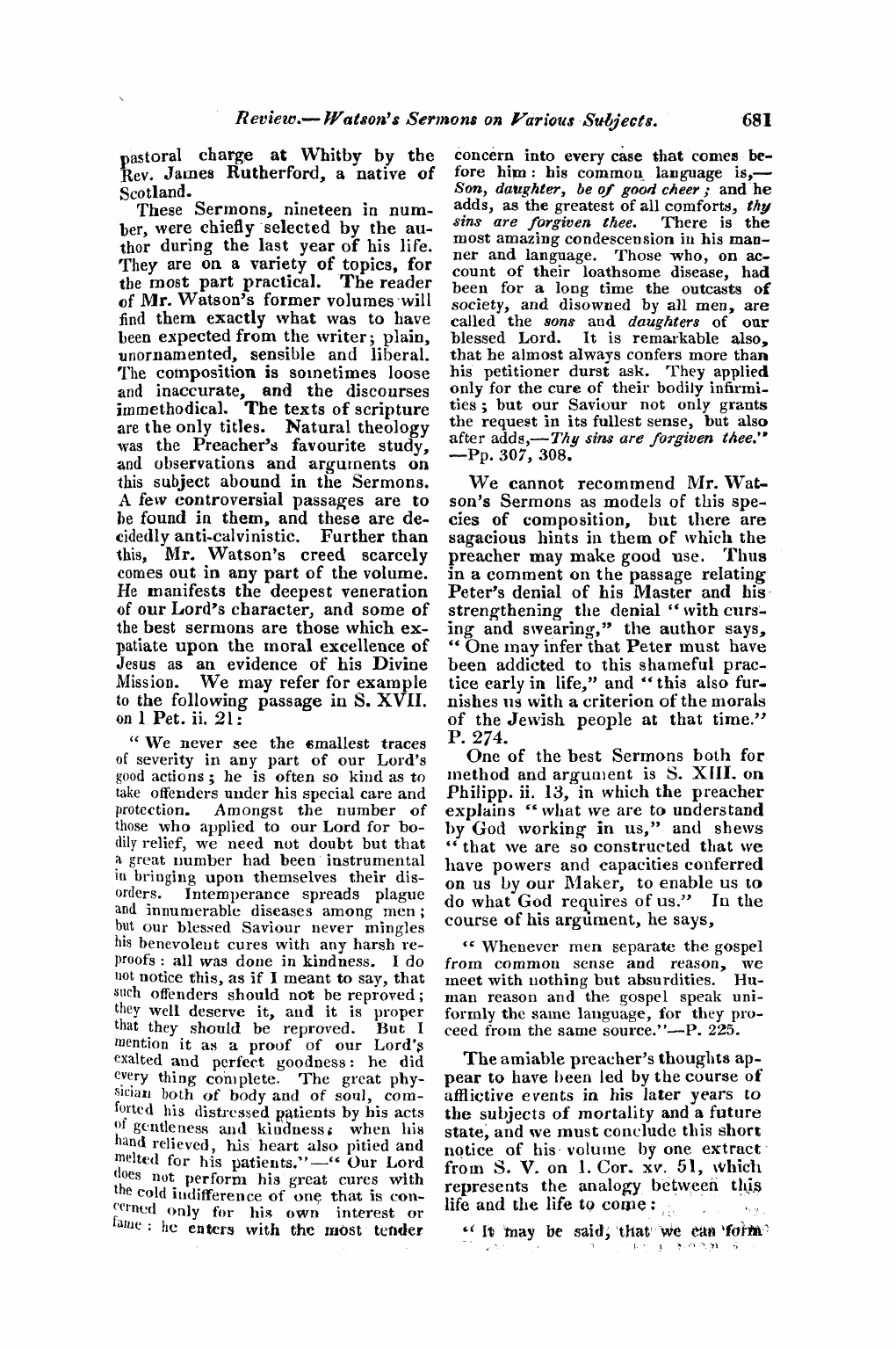 Monthly Repository (1806-1838) and Unitarian Chronicle (1832-1833): F Y, 1st edition: 45