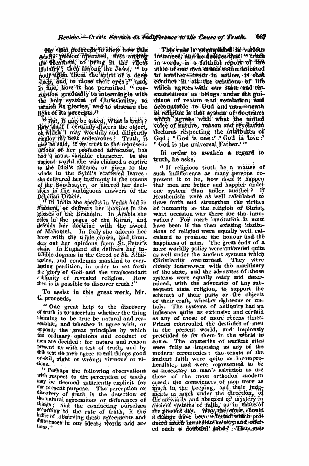 Monthly Repository (1806-1838) and Unitarian Chronicle (1832-1833): F Y, 1st edition: 51