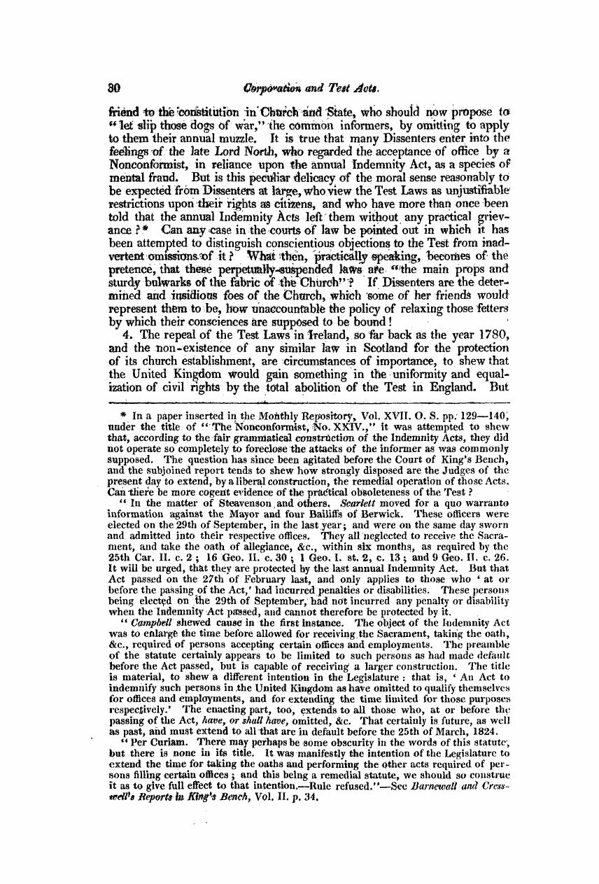 Monthly Repository (1806-1838) and Unitarian Chronicle (1832-1833): F Y, 1st edition: 30