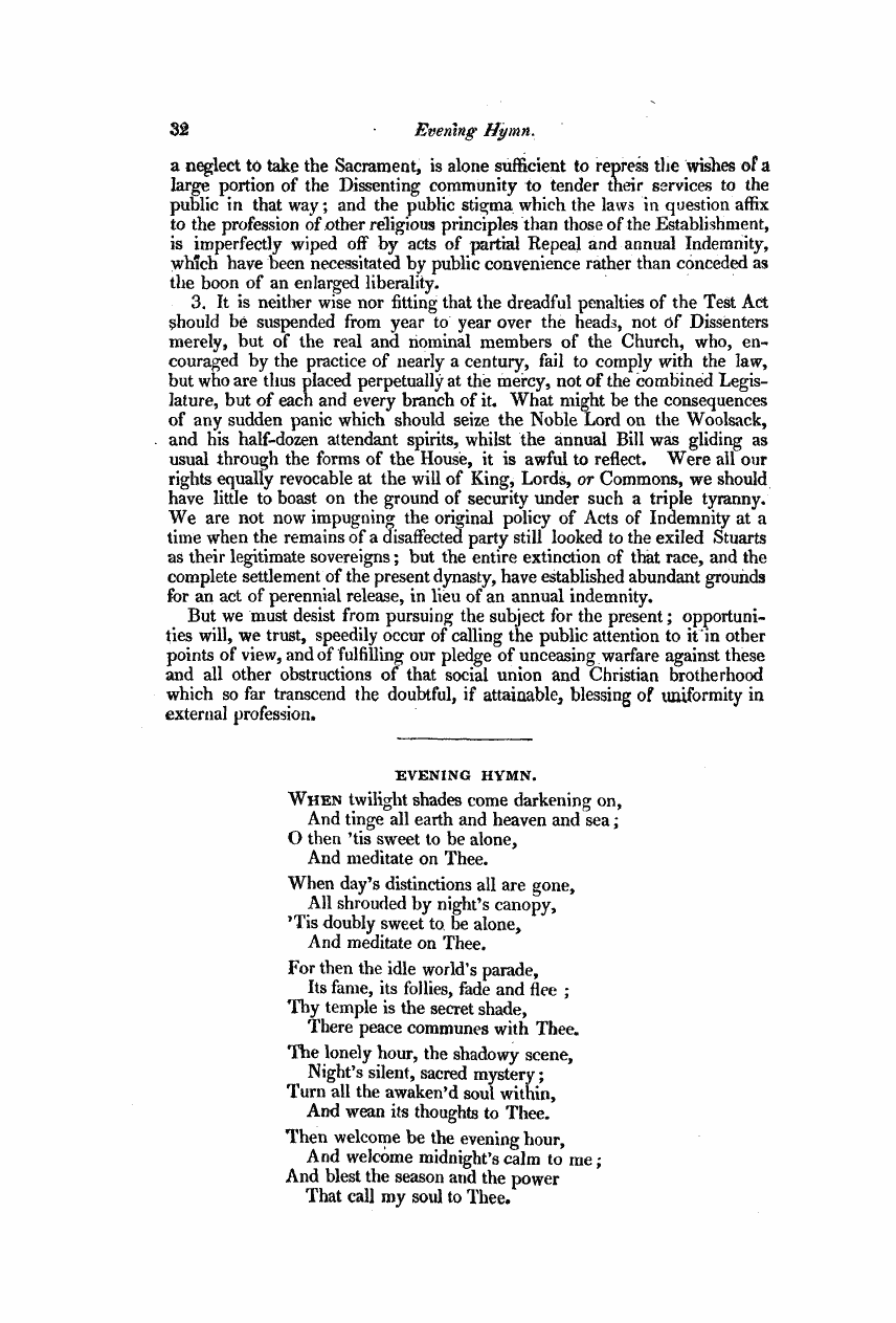 Monthly Repository (1806-1838) and Unitarian Chronicle (1832-1833): F Y, 1st edition: 32