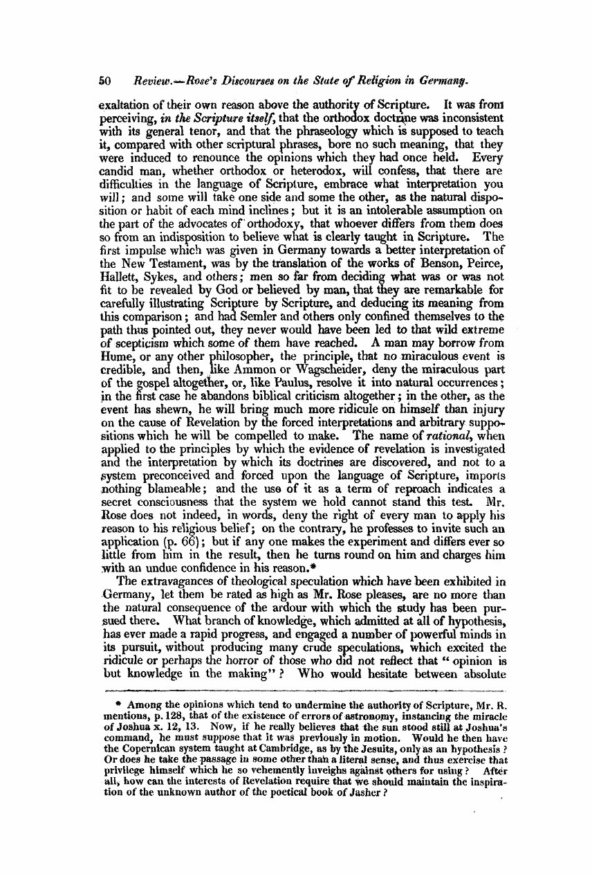 Monthly Repository (1806-1838) and Unitarian Chronicle (1832-1833): F Y, 1st edition: 50